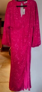 SHOWPO 16 SEQUIN LONG SLEEVE MAXI DRESS NWT - Picture 1 of 12