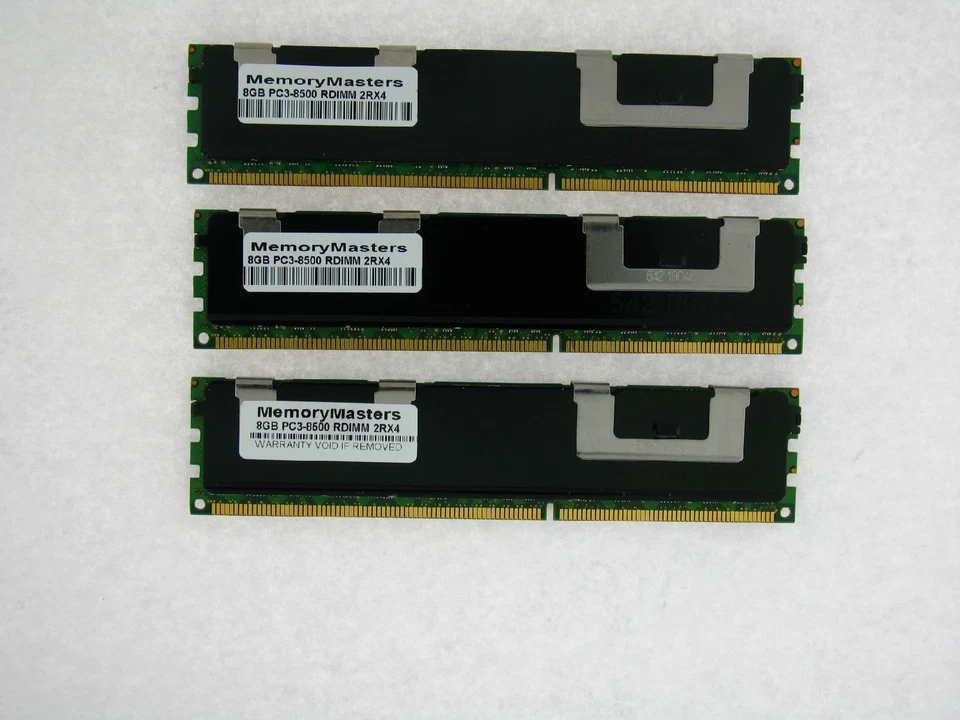 24GB 3X8GB MEMORY FOR HP PROLIANT DL180 G6 DL320 G6 DL360 G6 - Image 1 of 1