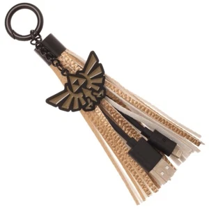 Llavero con cable cargador USB Zelda regalo para iPhone o Android - Imagen 1 de 1