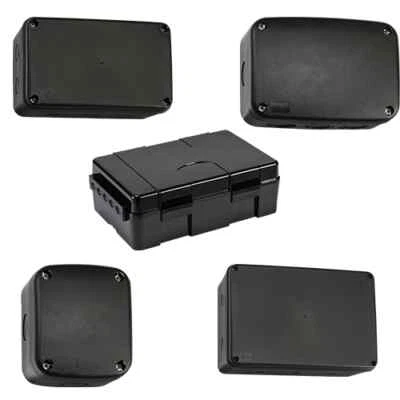  Weatherproof Junction Box Outdoor   IP66 SMALL MEDIUM LARGE EXTRA LARGE BLACK - Image 1 of 4