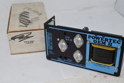 NEW POWERTEC OEM II 2D24-5B DC POWER SUPPLY 115/230 VAC - Image 1 of 3