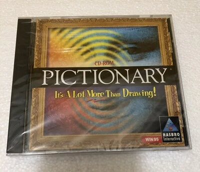 Pictionary PC (CD Rom, 1997, Hasbro Interactive) Win 95 - Image 1 of 2