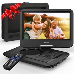 DEVINC 12.5" Portable DVD Player with 5-Hour Rechargeable Battery, 10.5" HD S...