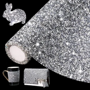 Locacrystal Bling Rhinestone Sticker DIY Home Decor Stickers Self-Adhesive Cryst - Picture 1 of 12