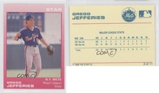 1988 Star Gregg Jefferies Pink Gregg Jefferies #3 Rookie RC