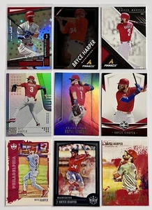 Bryce Harper Lot 2018 Diamond Kings Blue Frame Parallel 2013 Pinnacle Phillies - Picture 1 of 7
