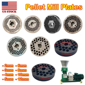 2mm/3mm/4mm/5mm/6mm/8mm/10mm/12mm Plate for Chicken Feed Pellet Mill Machines - Picture 1 of 17