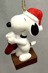 2000 Hallmark Andenken Erdnüsse Weihnachten SNOOPY ORNAMENT #5 EUC! - Bild 1 von 9