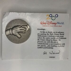 Walt Disney World Epcot Hand in Hand Celebration Millennium Cast Member Pin