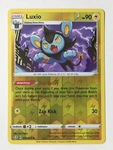 Luxio 032/072 Reverse Holo Uncommon Shining Fates Pokemon Pack Fresh  - Picture 1 of 10