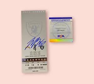 Joey Bosa Signed Autographed NFL Debut Ticket 10/9/16 Chargers w/ PSA COA - Picture 1 of 1