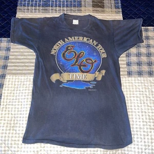 ORIGINAL Vintage 1981 Electric Light Orchestra Time Tour ELO Concert Tshirt - Picture 1 of 10