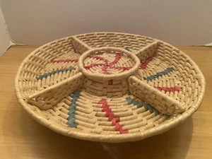 Vintage Avon Wicker Lazy Susan, NIB - Picture 1 of 4