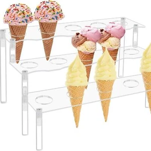 Eistütenhalter, Waffeltüten-Präsentationsständer für Buffet-Events zu Hause - Bild 1 von 7