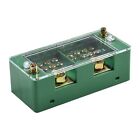 Wire connection box terminal block operating temperature green insulation voltage