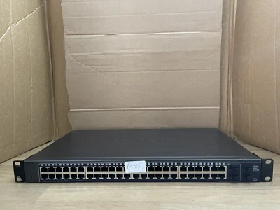 Netgear GS748T v4 with Brackets ProSafe 48-Port Gigabit Smart Managed Switch - Image 1 of 4