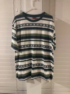 RHYTHM VINTAGE Striped XXL T-Shirt - 100% Cotton - Brand New - Picture 1 of 5