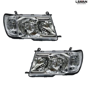 USA Chrome Edition Headlight+Corner Headlamp For 98-05 Land Cruiser FJ100 - Picture 1 of 12
