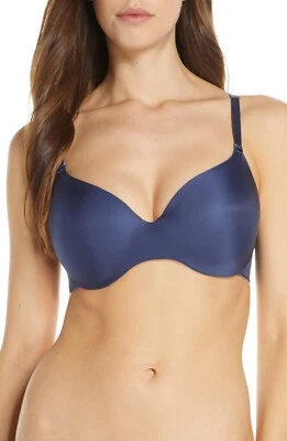 Sutiã Chantelle Lingerie Absolutamente Invisível Suave Underwire Contorno Tamanho 32DD - Imagem 1 de 4