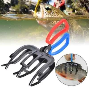 LOT DE 2 PCS Pince de pêche, pince à poisson 3 griffes, pince de controle peche - Photo 1/4