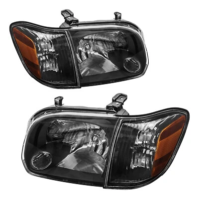For 2005-2006 Toyota Tundra 05-07 Sequoia Smoke Headlights Assembly Headlamps - Изображение 1 из 4