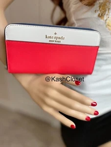 Cartera Kate Spade Continental Grande - Roja Multi - Imagen 1 de 3