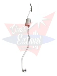 1947-1954 STUDEBAKER CHAMPION 6 CYL SINGLE EXHAUST SYSTEM, 304 STAINLESS STEEL - Picture 1 of 1