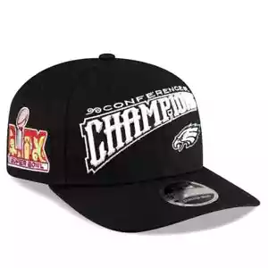 Cappello Berretto Philadelphia Eagles 2024 NFC Champions Sideline Trophy Collection - Nuovo con etichette - Foto 1 di 2