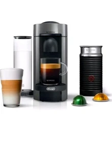 Nespresso VertuoPlus Coffee & Espresso Machine by De'Longhi w/Frother, RENEWED* - Picture 1 of 12