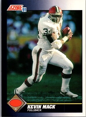 1991 Score Football - #470 Kevin Mack - Image 1 of 2