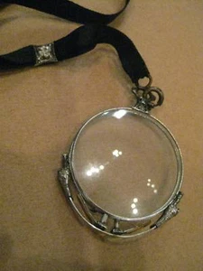 ANTIK, VINTAGE WEISSGOLD GEFÜLLT LORGNETTE, NASENZANGE - Bild 1 von 7