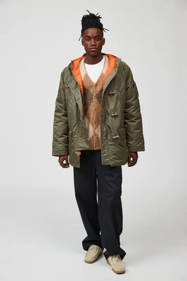 $798 Ralph Lauren Polo Voyager Verde Abajo Ancla Hebillas Puffer Chaqueta Para Hombres L Foto 1 de 4