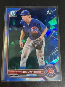2022 Bowman Chrome Sapphire Edition 1st Prospects James Triantos #BCP-208 Cubs! - Bild 1 von 2