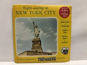 View-Master A654 Sight Seeing in New York City 3 Rollen Set 3 Hüllen kostenloser Versand - Bild 1 von 2