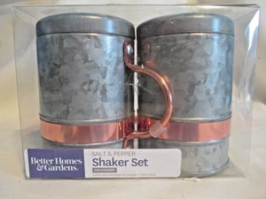 BETTER HOMES & GARDENS SALZ- & PFEFFERSTREUER AUS VERZINKTEM & KUPFER *NEU* - Bild 1 von 4
