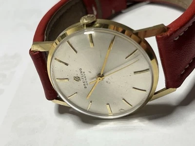 Breitling Geneve Herren Armbanduhr  Gold 750 Vintage mit Uhrenbeweger - Bild 1 von 4