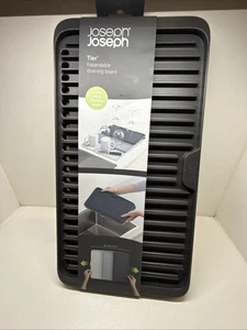 Joseph Joseph Tier erweiterbares Abtropfbrett Kunststoff grau NEU - Bild 1 von 11