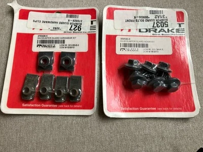 Mustang 1964-66 kit de herrajes y clips de protección de parachoques nuevo en paquete Foto 1 de 2