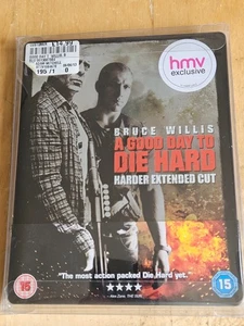 A Good Day to Die Hard Blu Ray Steelbook (UK HMV Exclusive) (Sealed) - Picture 1 of 3