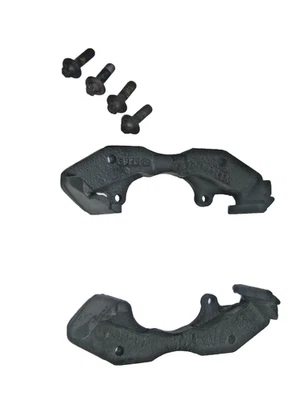 Jeep Cherokee XJ 84-89 Dana 30 Front Caliper Brake Mounting Brackets (2) w/Bolts - Image 1 of 4