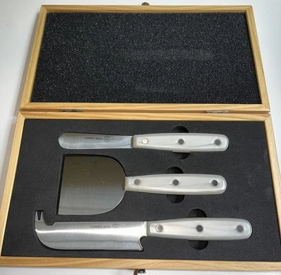 Schmidt Brothers Project X Series Cutley Knife Scraper Set of 3 with Wood Box - Image 1 of 4