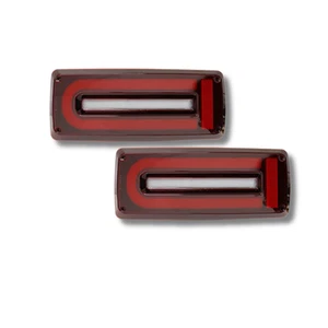 Mercedes G Class Wagon Rear Lights Set LED W460 W463 90-17 Dark Red Lamp Pair - Picture 1 of 12