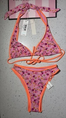  Nuevo con etiquetas Conjunto de bikinis Frankies Diana Halter Bikini Top Talla XS y Laura Bikini Talla Xs Foto 1 de 4