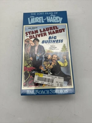The Lost Films of Laurel & Hardy: Big Business VHS Tape - New Sealed Foto 1 de 3