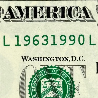 1963 1990 Dual Date Tombstone Uncirculated L L Bookends Double Date Dollar Fancy - Image 1 of 4