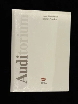 Audi Auditorium quattro Antrieb 88 Pressemappe Information Presse Mappe NEU A28 - Bild 1 von 4