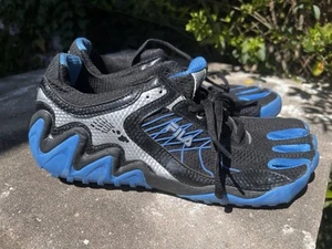 FILA Skele-toes Lite Mens Blk/Blue 9 Athletic Barefoot Minimalist Running Shoes - Picture 1 of 12