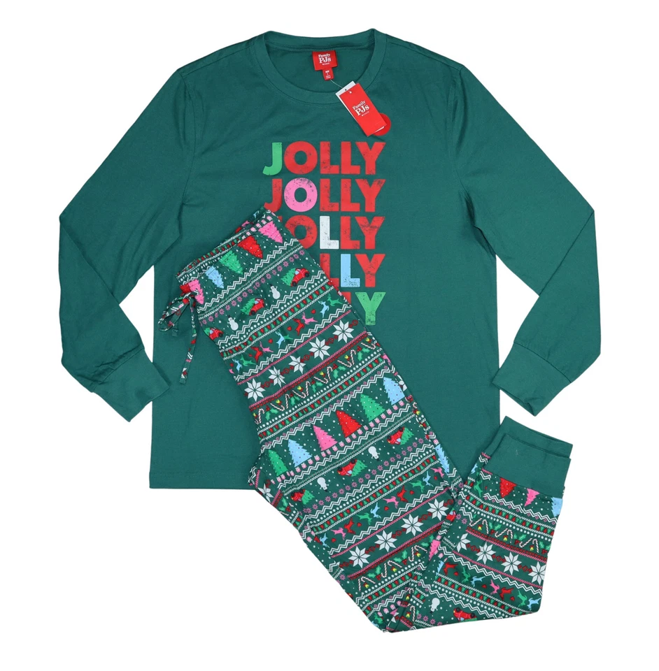 Family PJs Holiday Theme Top & Pants Mens 2-Piece Pajama Set NWT Pick Style/Size - Image 1 of 1
