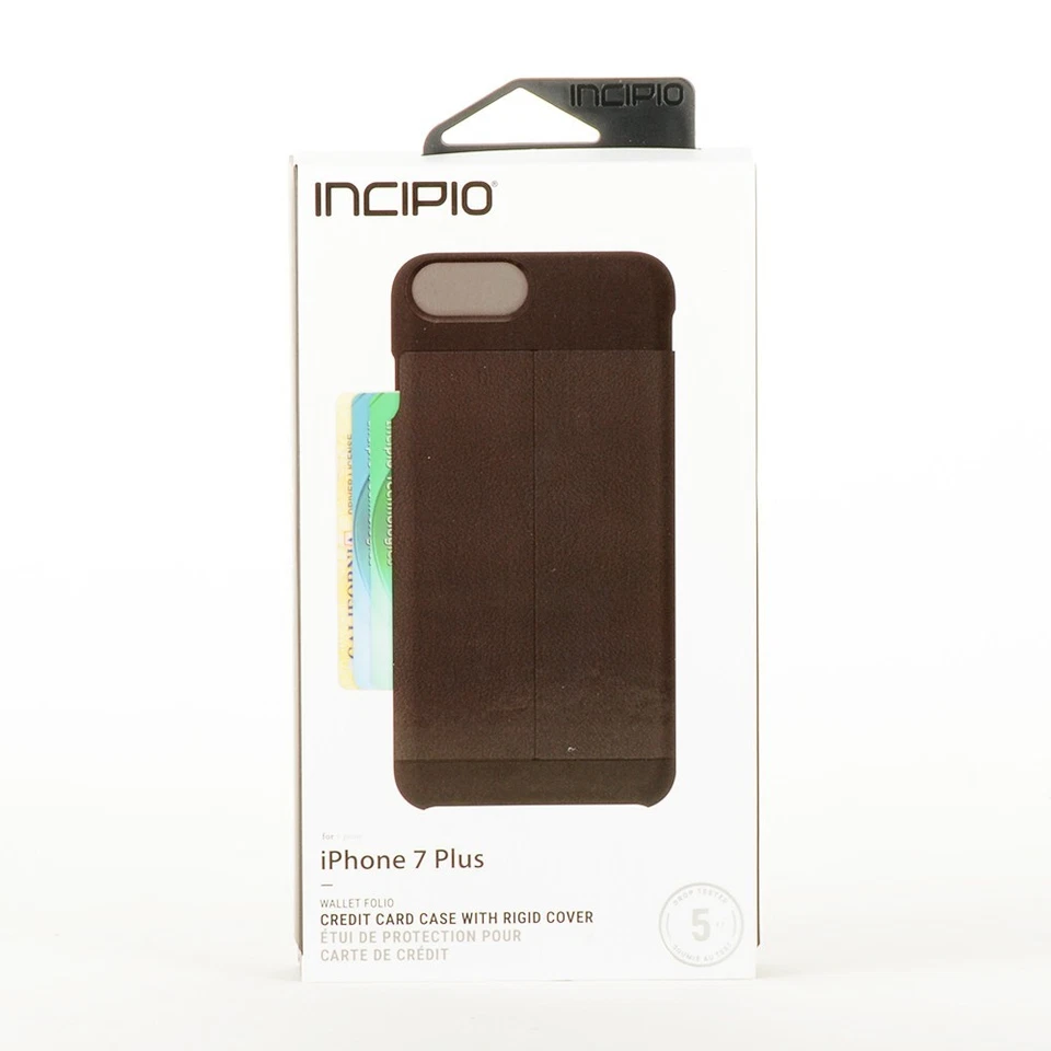 Funda tipo billetera tipo folio Incipio para iPhone 8 Plus y iPhone 7 Plus - Negra Foto 1 de 4