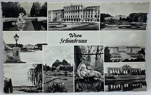 Postcard RPPC Wien Vienna Schönbrunn Palace Austria Multiview F228 - Foto 1 di 2